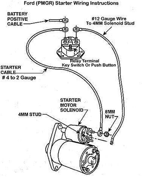 1961 ford starter solenoid wiring 